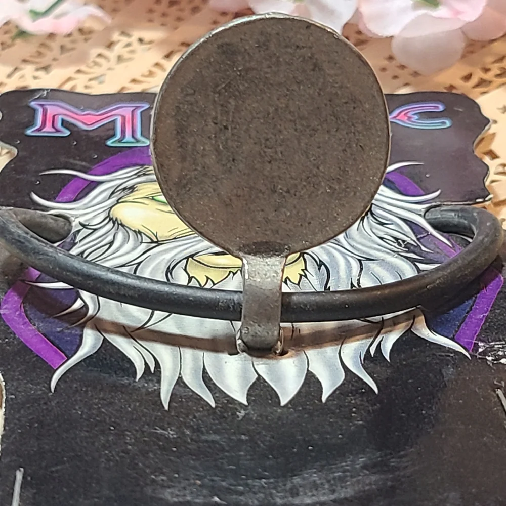 Mystic Black and Silver Pendant Necklace